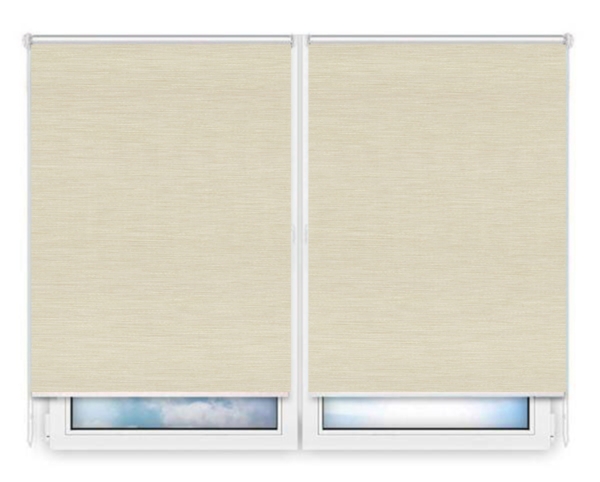 Рулонные шторы Мини Корсо блэкаут светло-бежевый цена. Купить в «Мастерская Жалюзи»